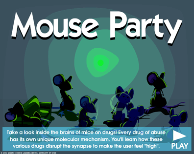 Mouse Party - Universidad de Utah - Genetic Science Learning Center ©