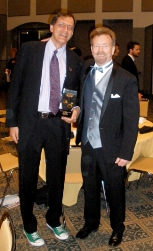 John Kessel y Jim Kelly en los Premios Nebula 2008